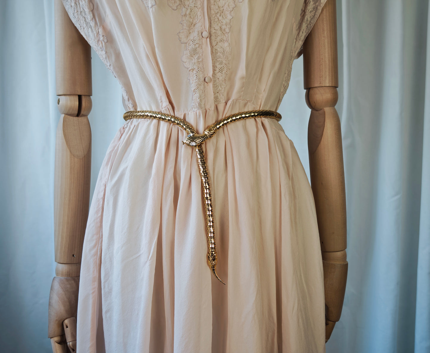 1930s silk slip dress
