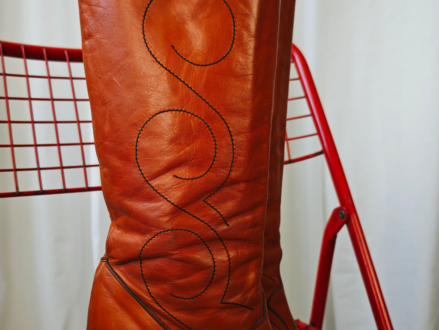 1970s western style boots - 37