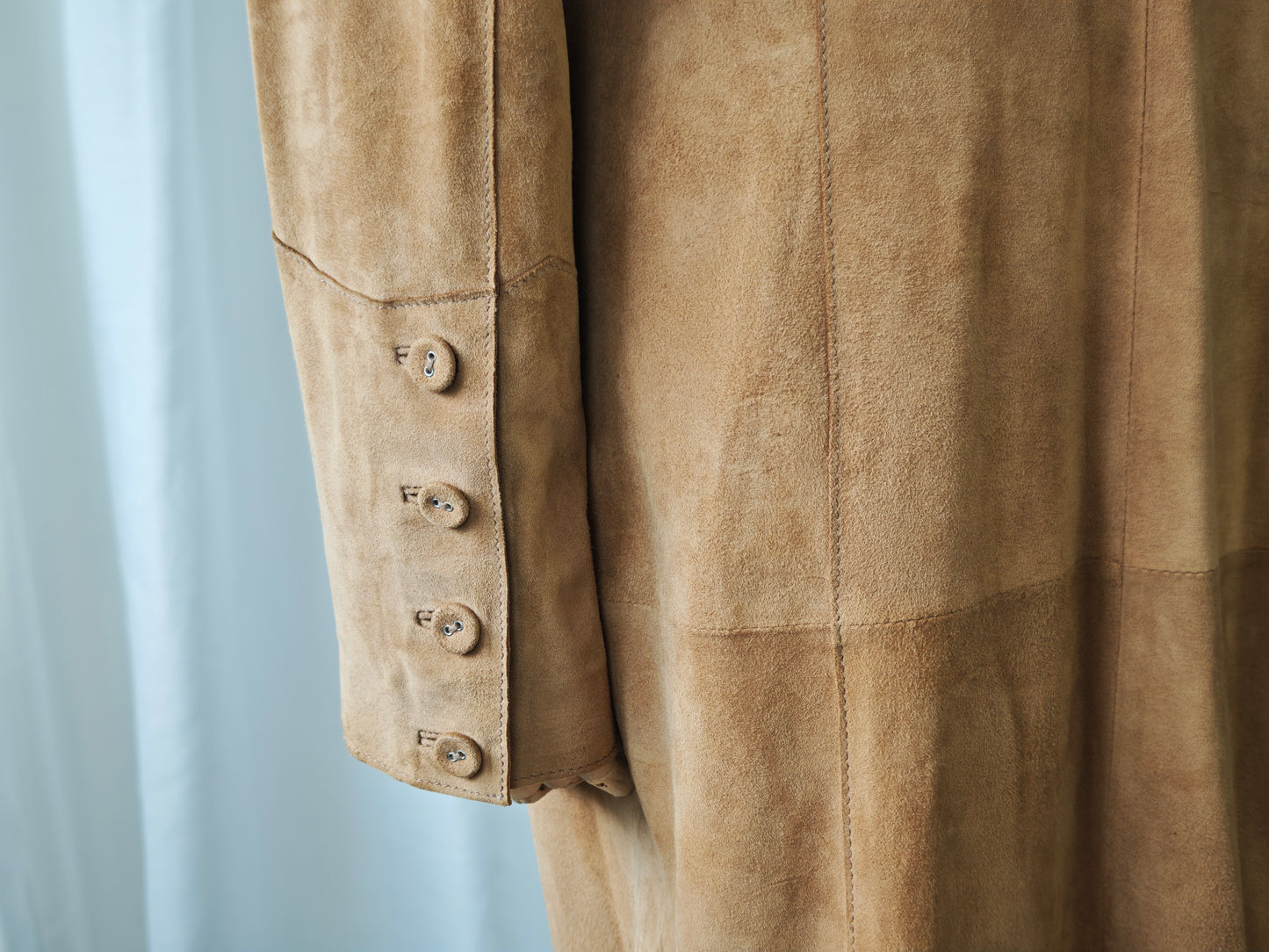 Suède fringe coat