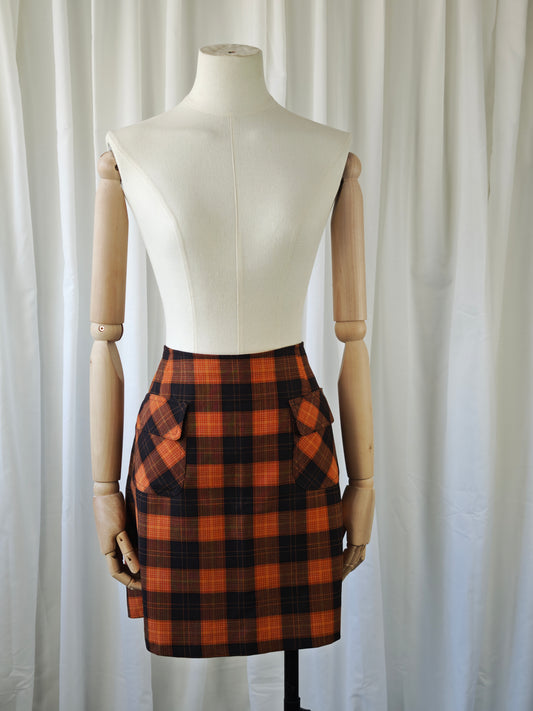 Checked skirt - M/L