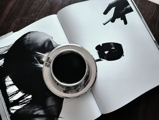 Chrome coffee cups