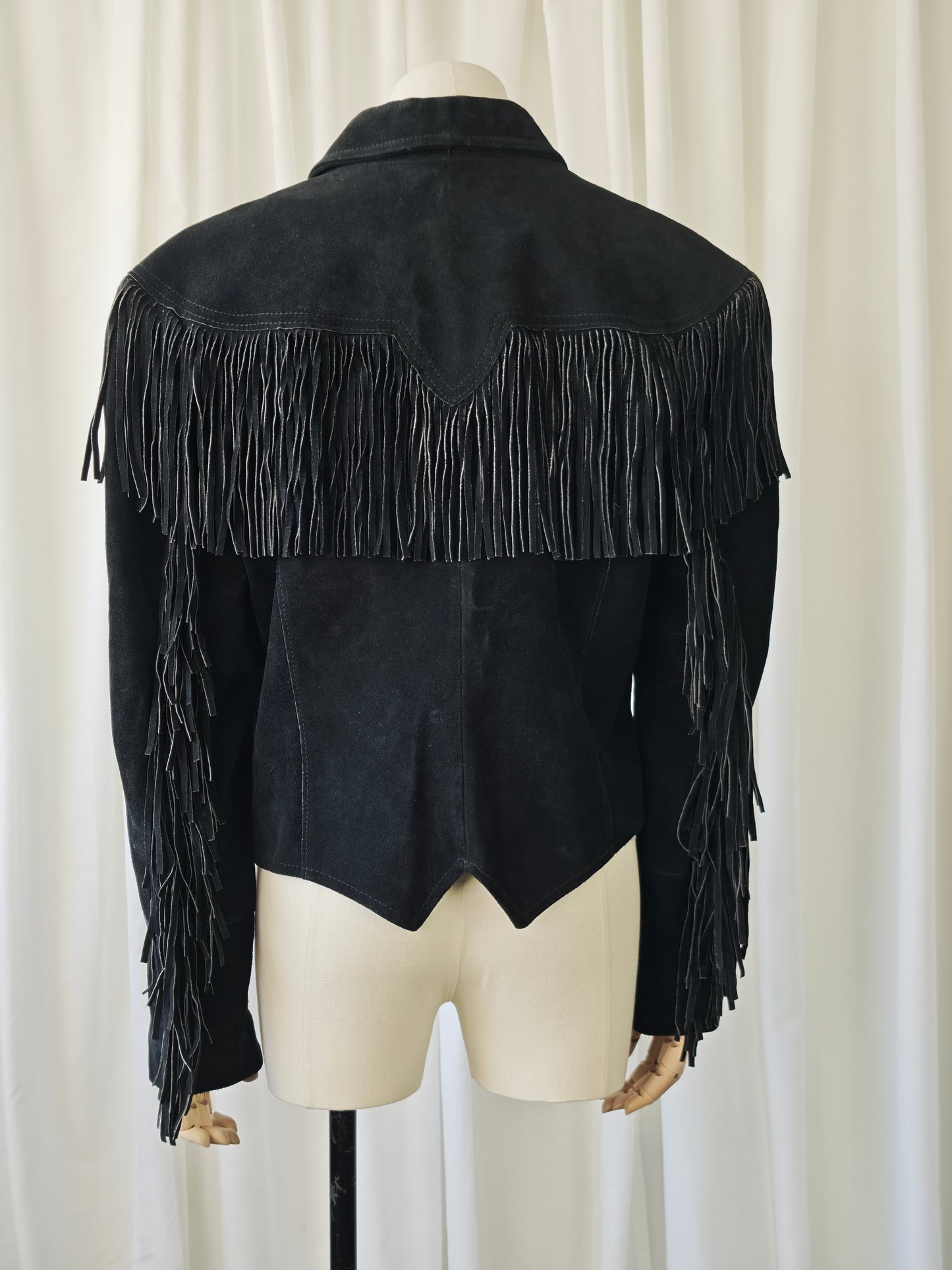 Suède fringe jacket