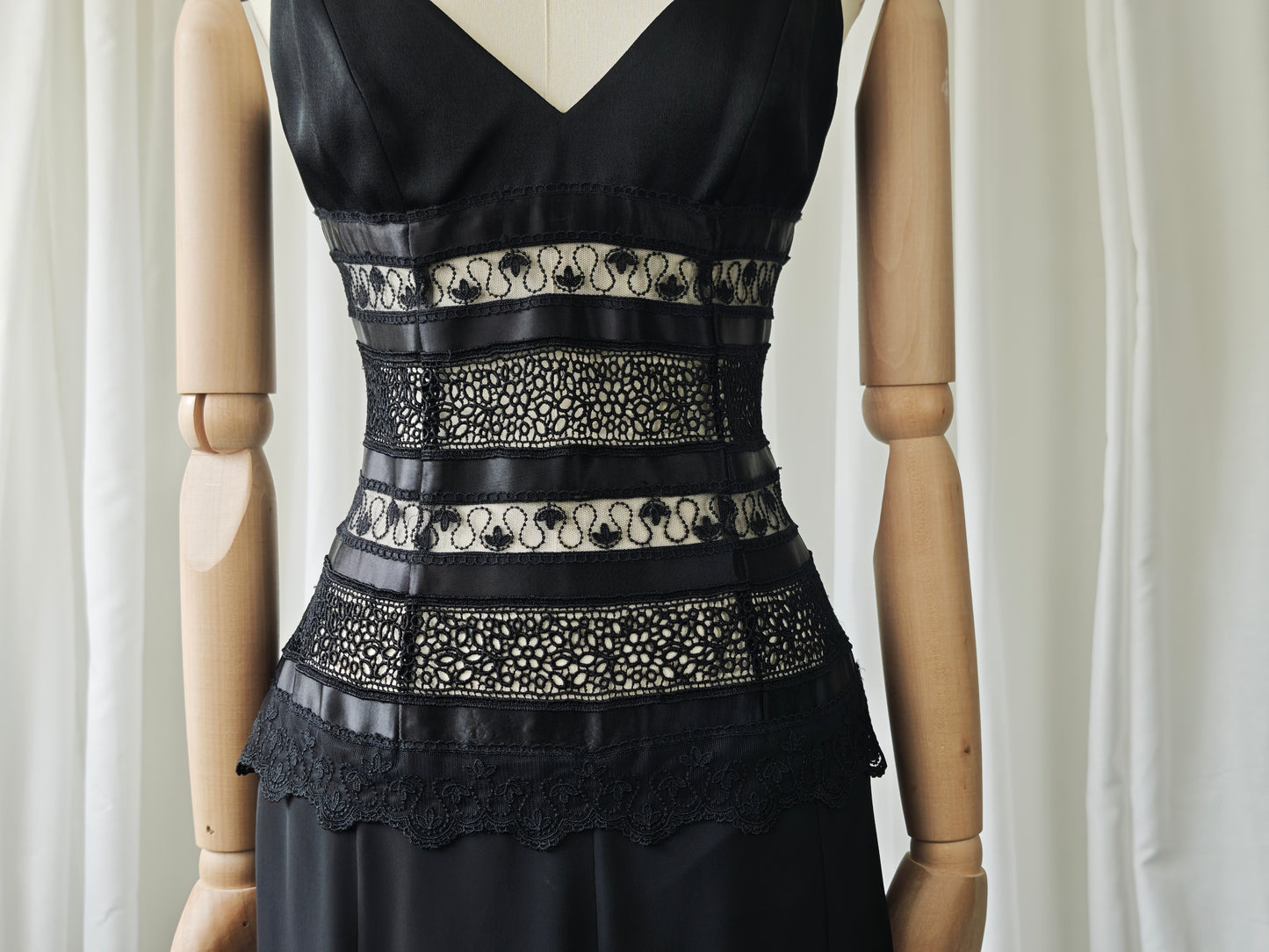 Silk lace dress
