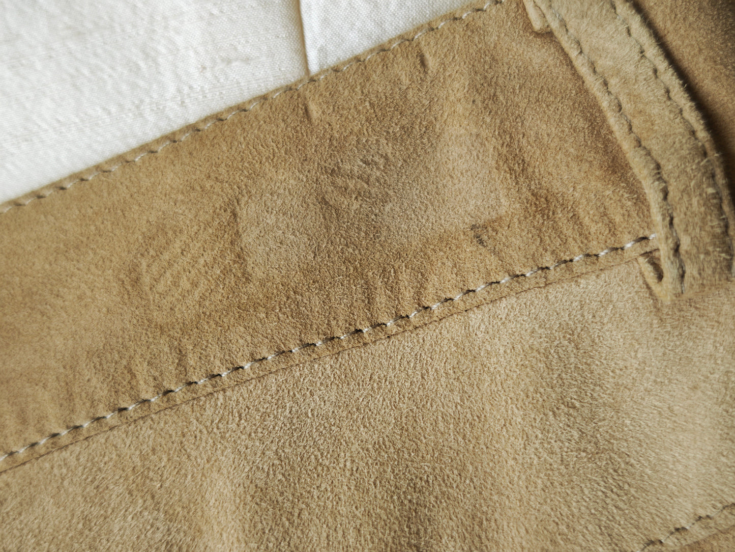 Fringed micro shorts