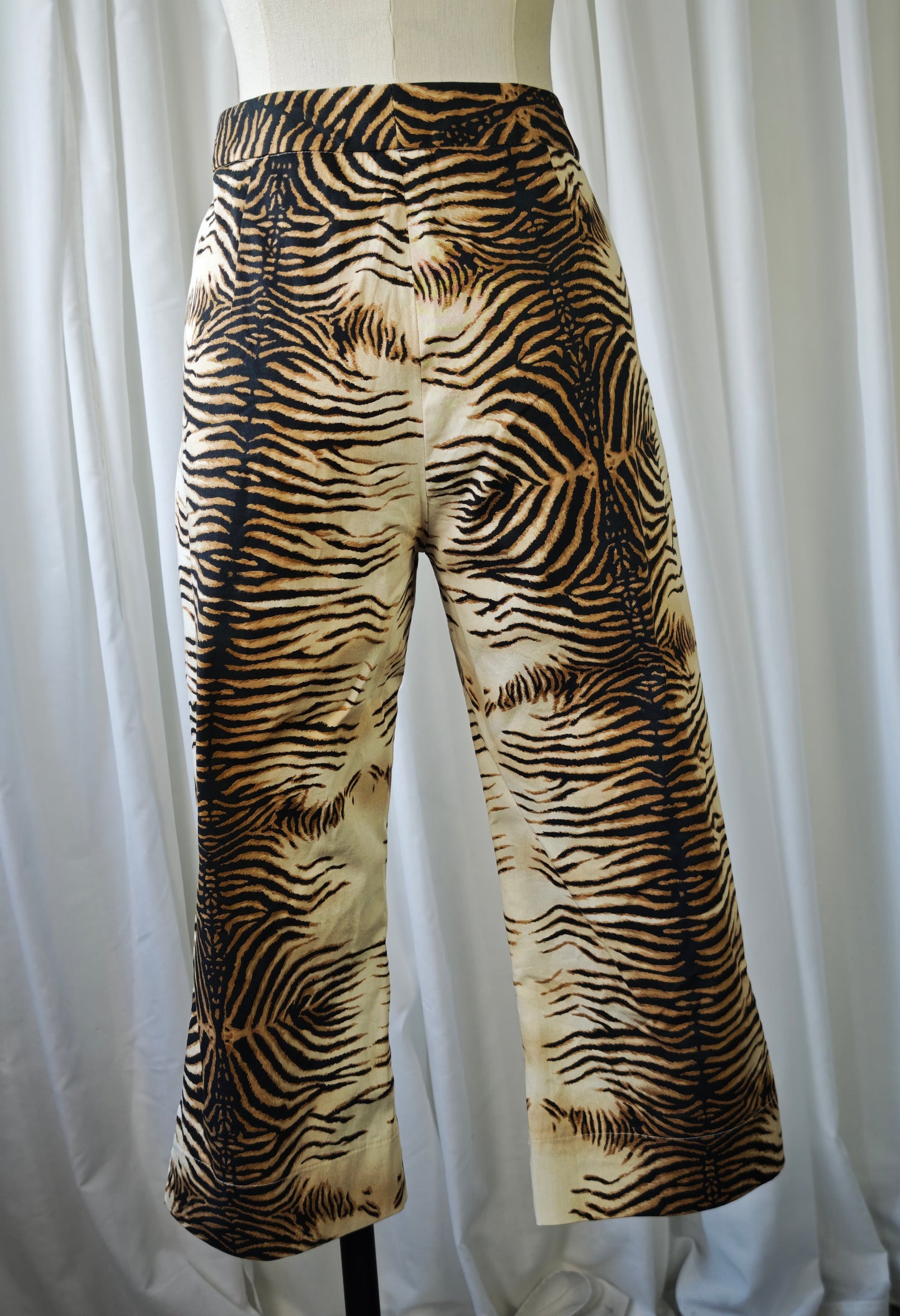 Tiger capri trousers