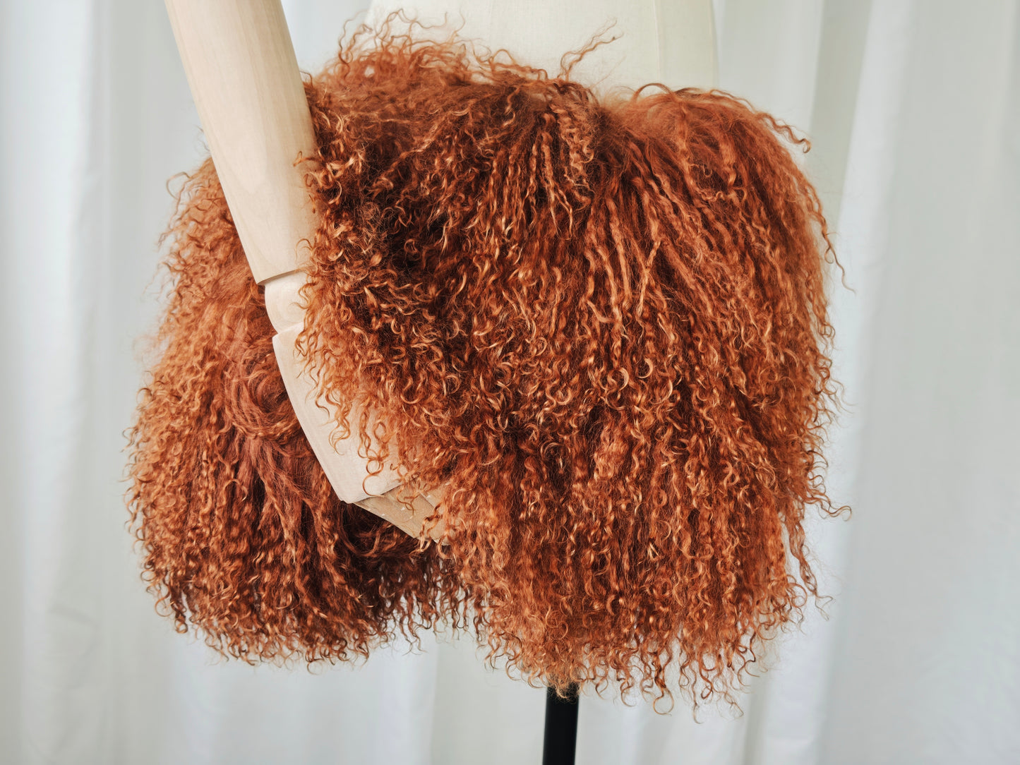 Mongolian fur clutch