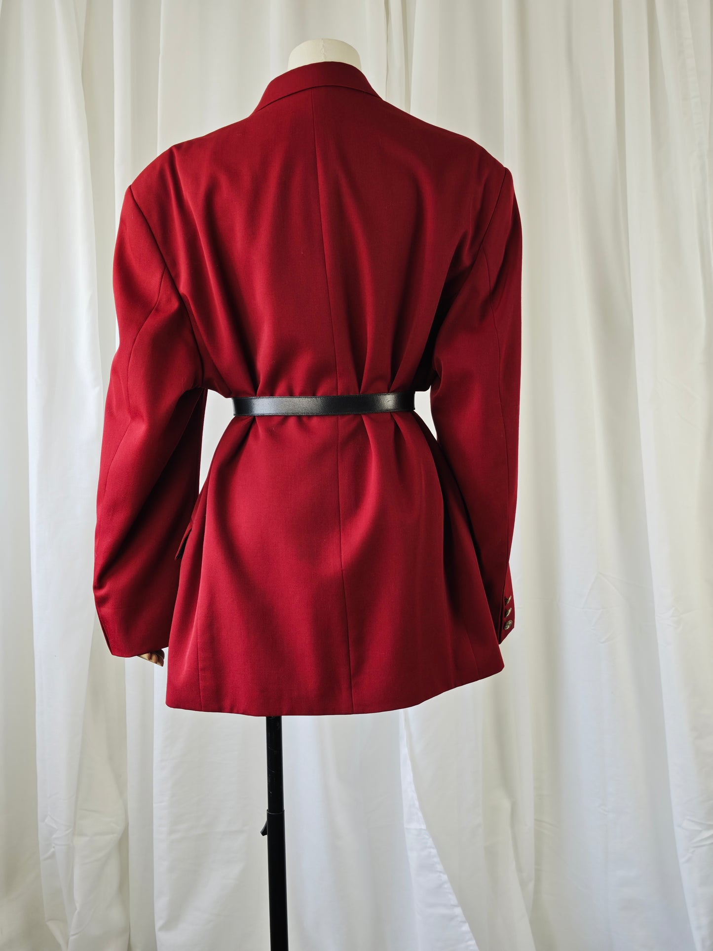 Burgundy blazer - L-XL