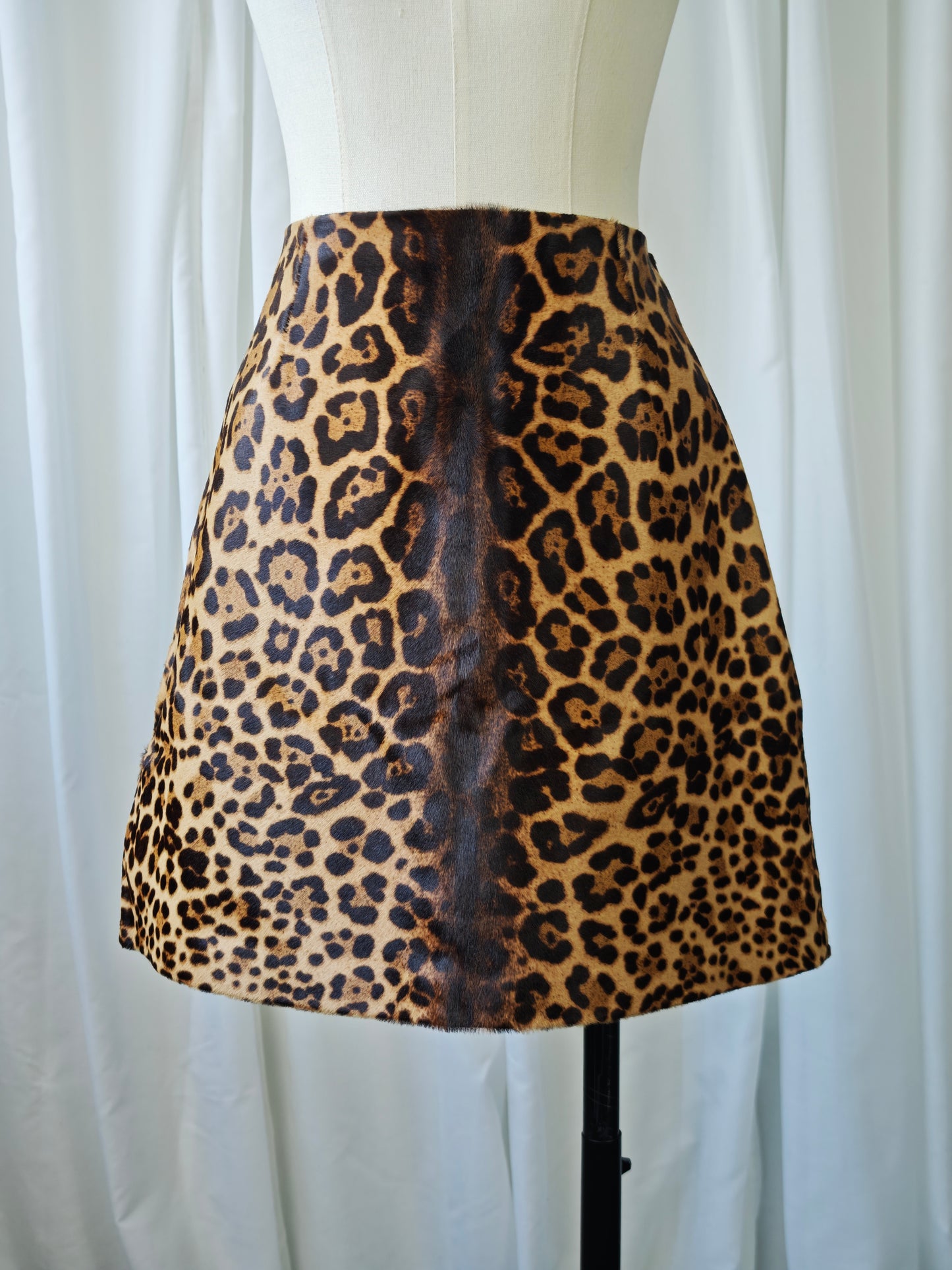 Michael Kors pony hair skirt