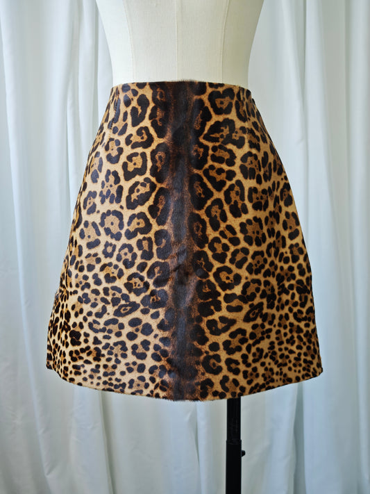 Michael Kors pony hair skirt