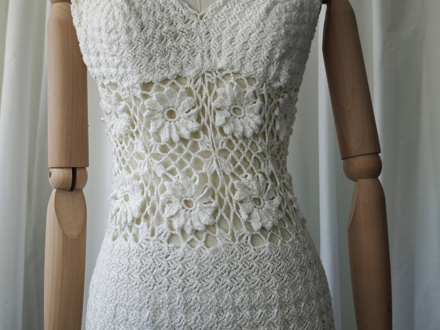 Crochet maxi dress