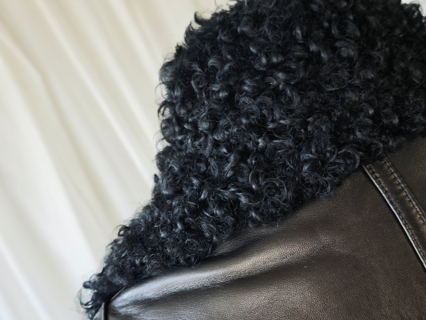 Shearling aviator jacket
