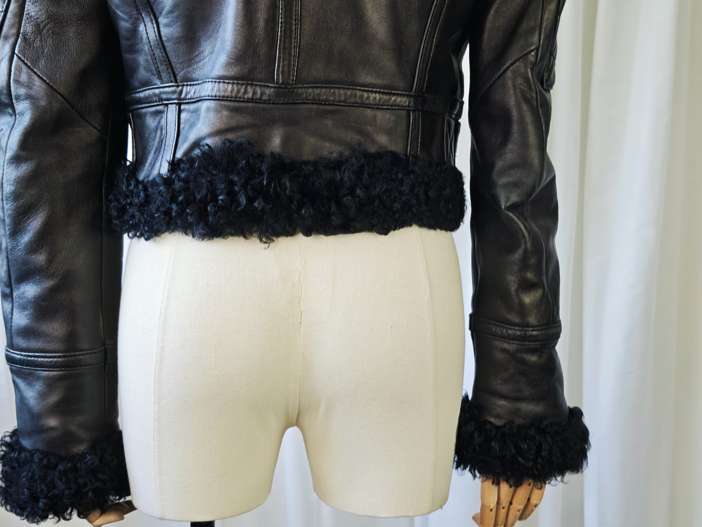 Shearling aviator jacket