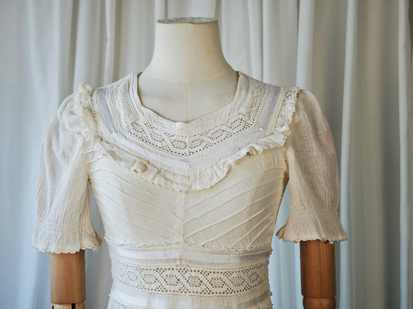 1970s cotton gauze dress