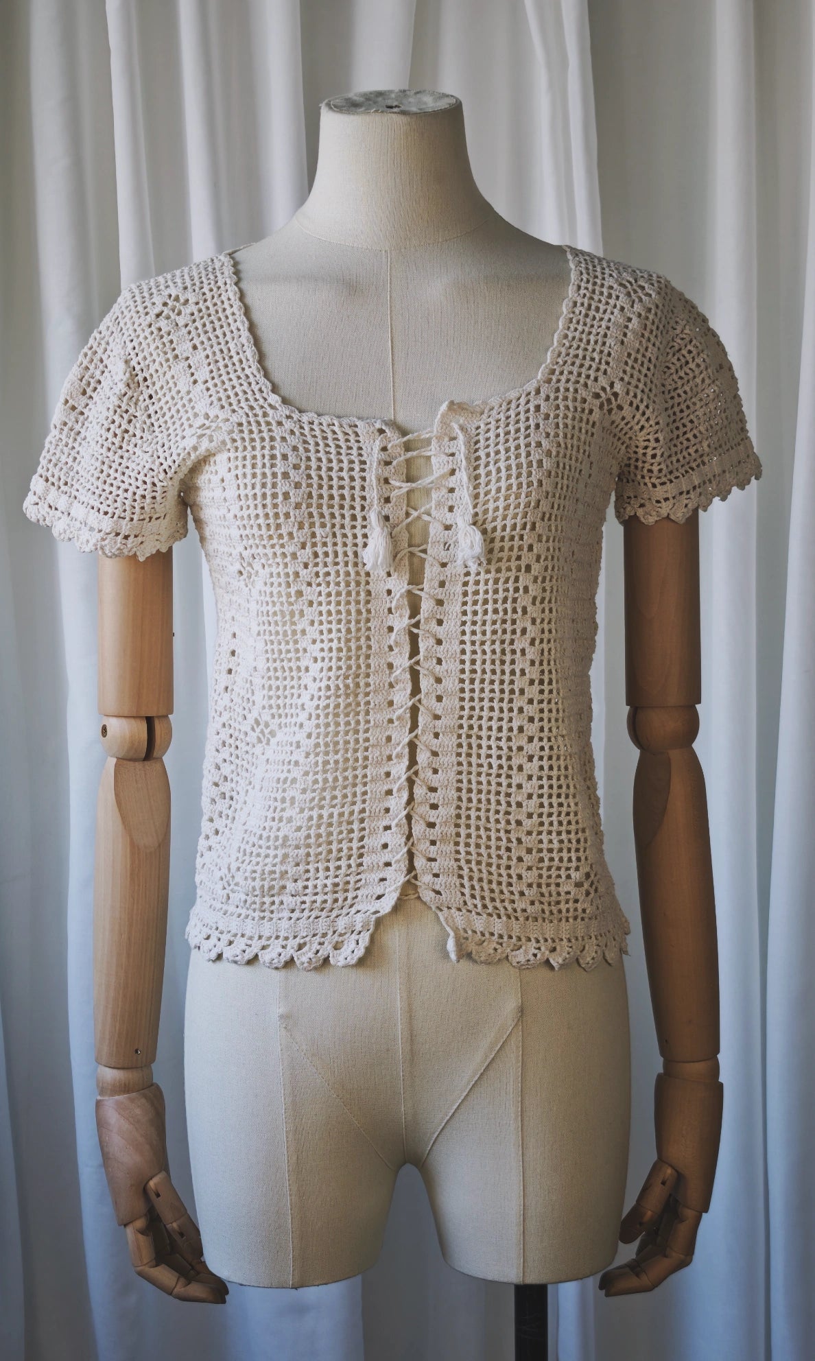 Vintage crochet top