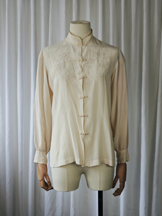 Traditional Chinese silk blouse