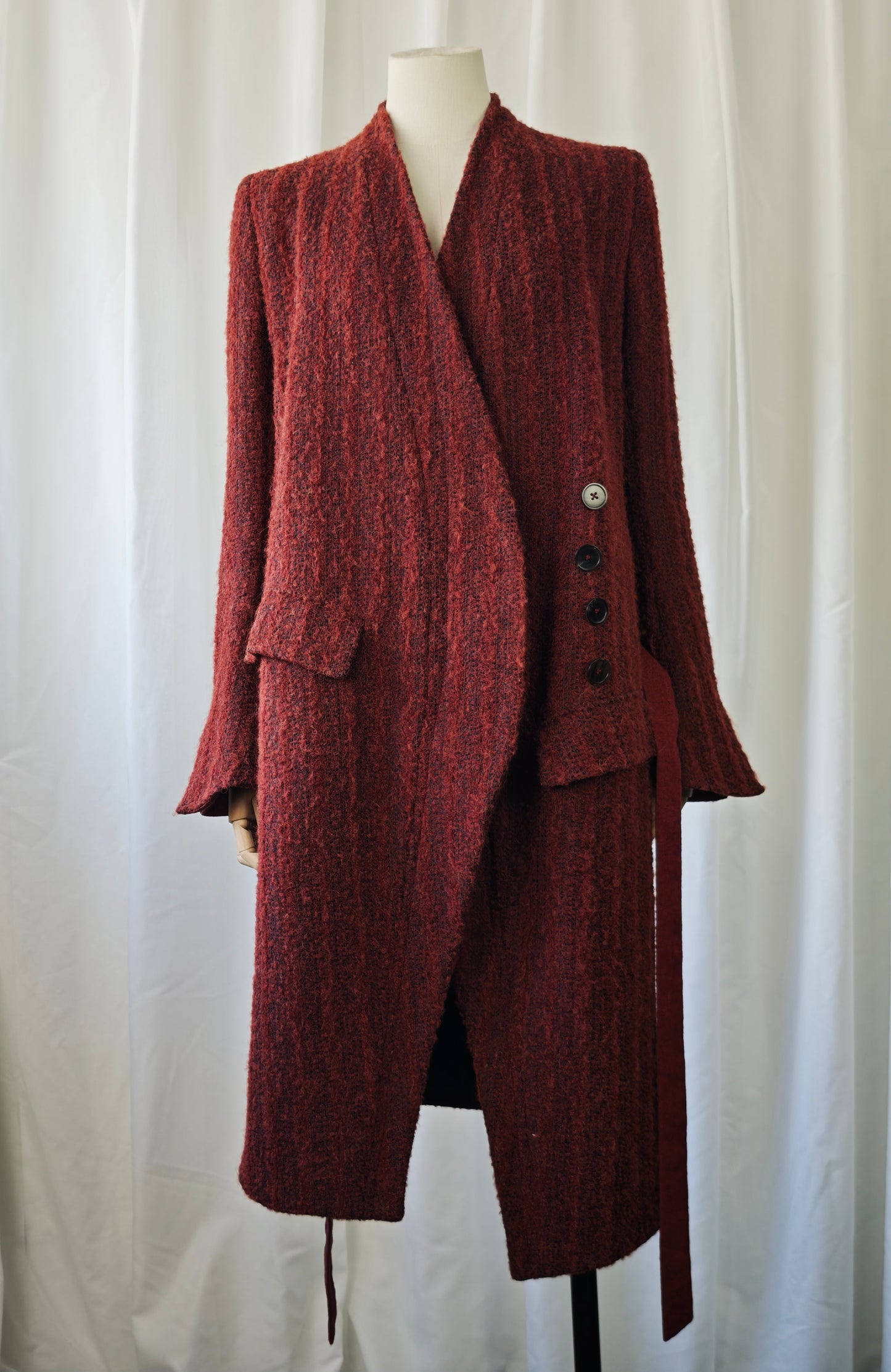 Ann Demeulemeester wrap coat