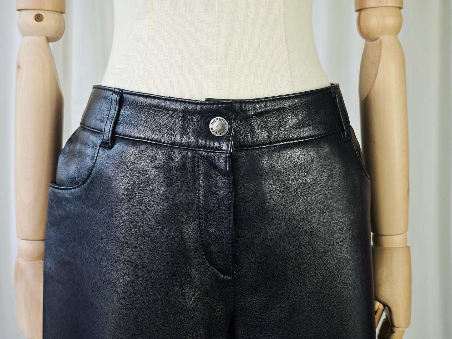 Tommy Hilfiger leather trousers