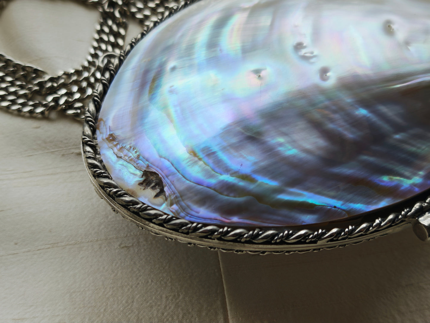 Mother of pearl purse