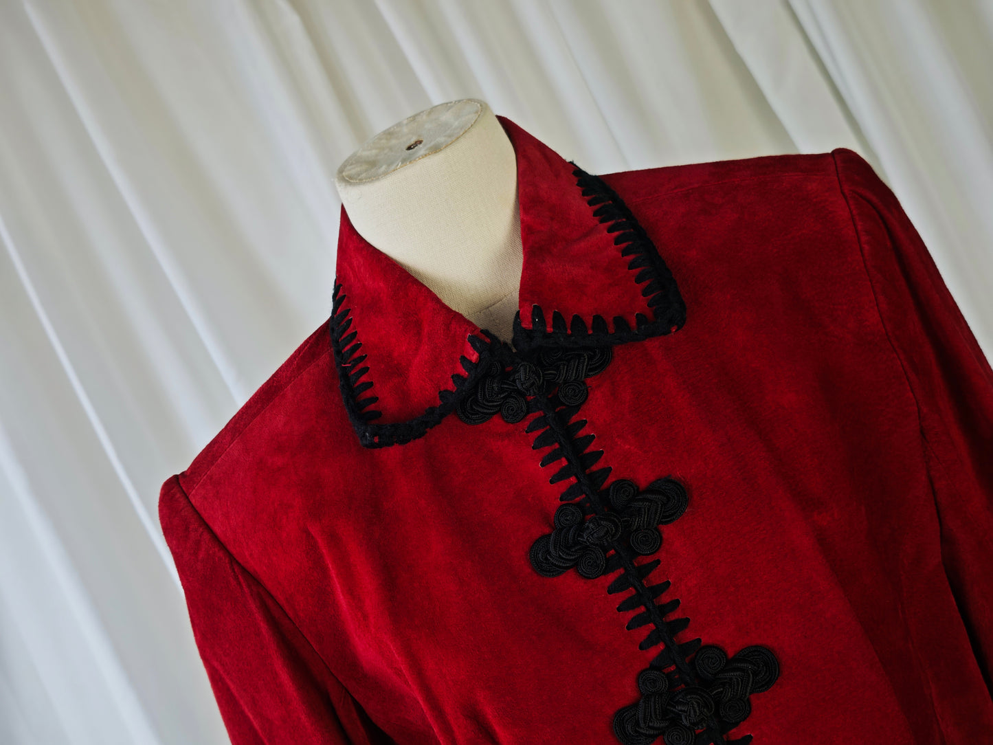 Suède Mandarin jacket
