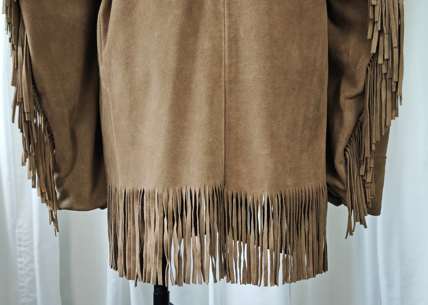 Suède fringe jacket