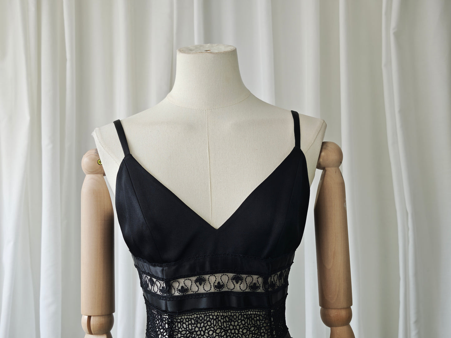 Silk lace dress
