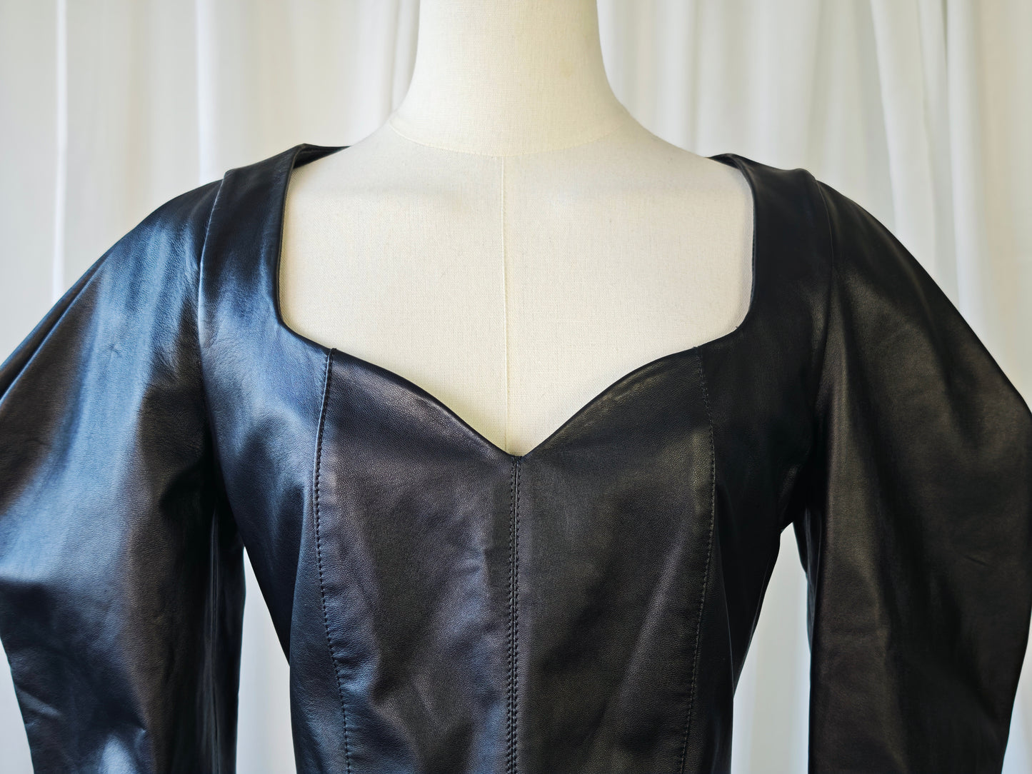 Leather top