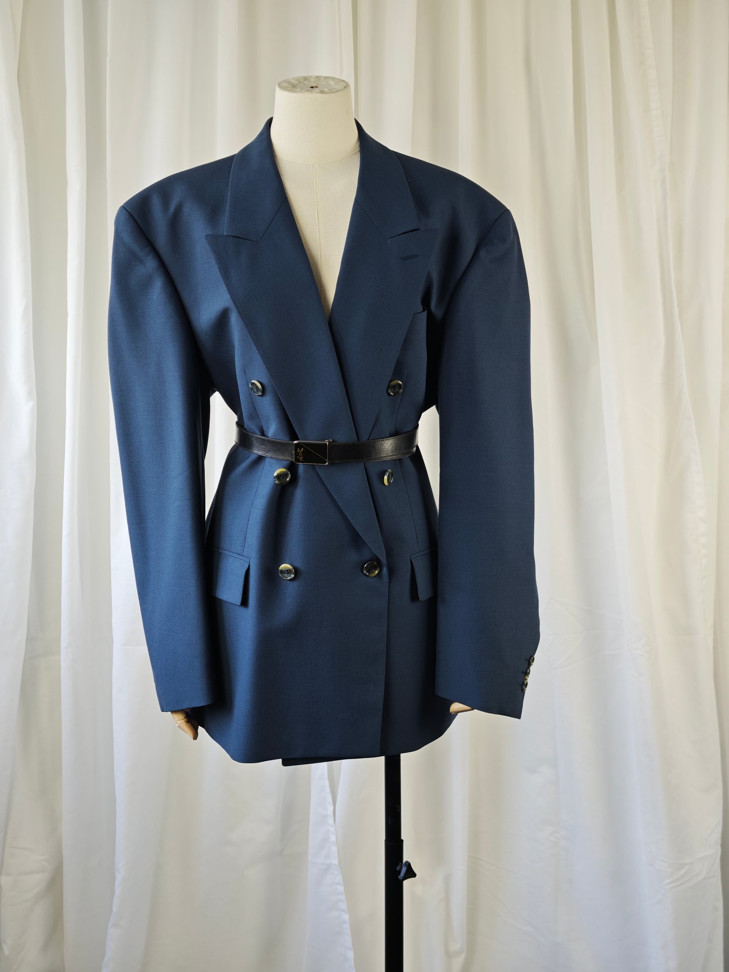 Grey/blue blazer - L/XL