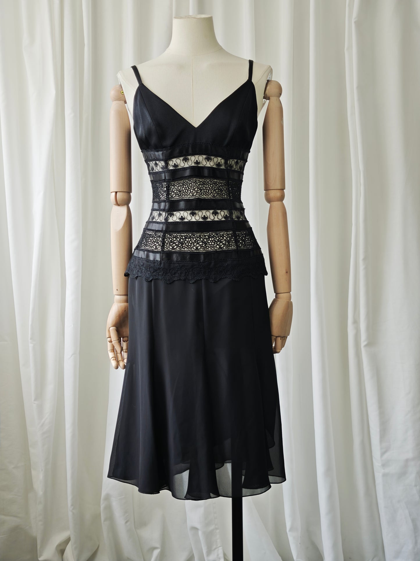 Silk lace dress