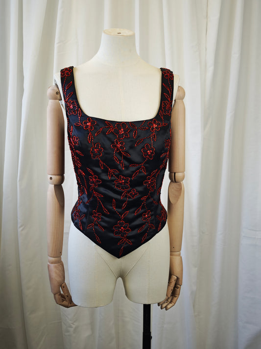 Beaded corset top - L/XL