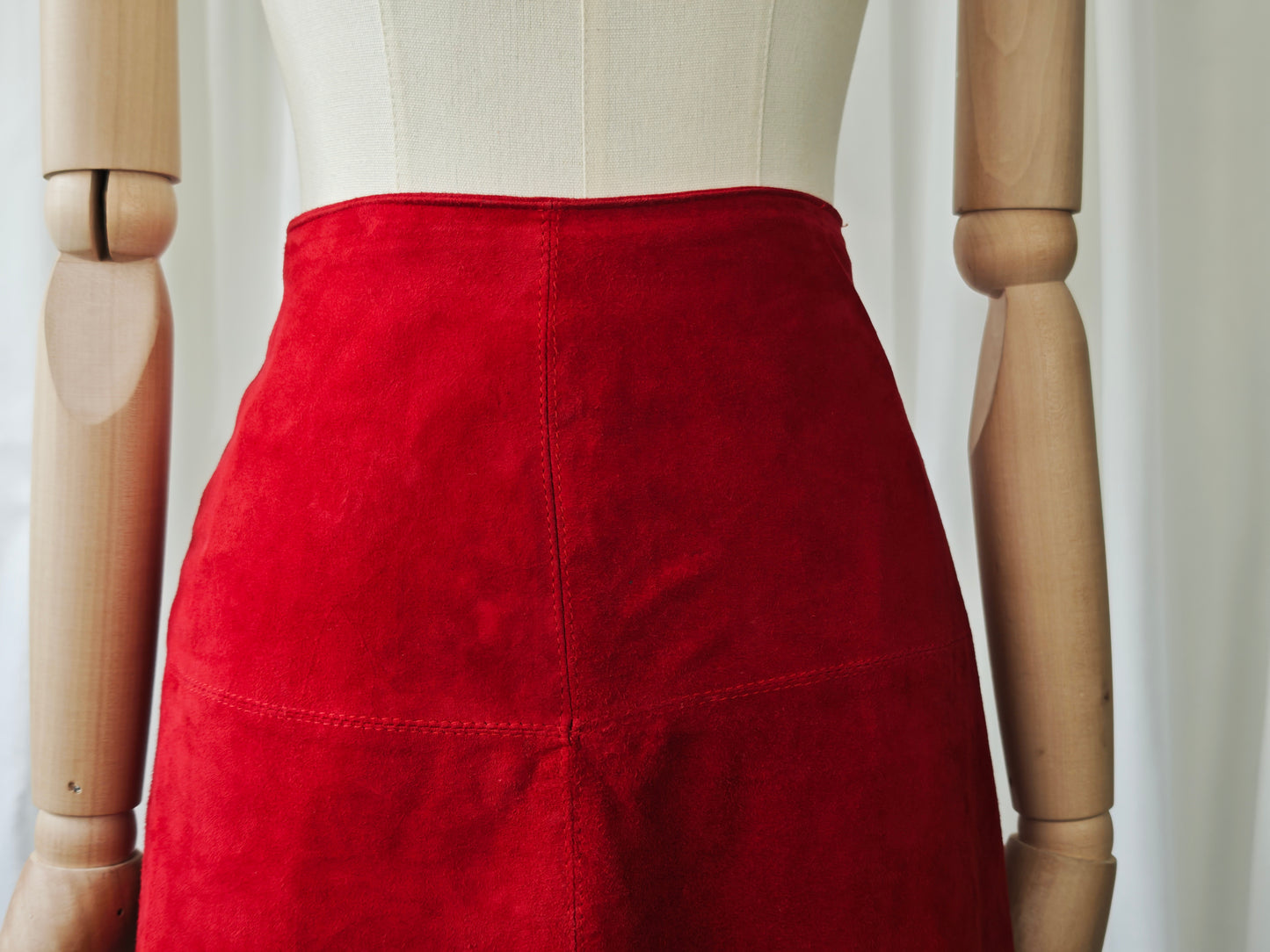 Suède fringe skirt