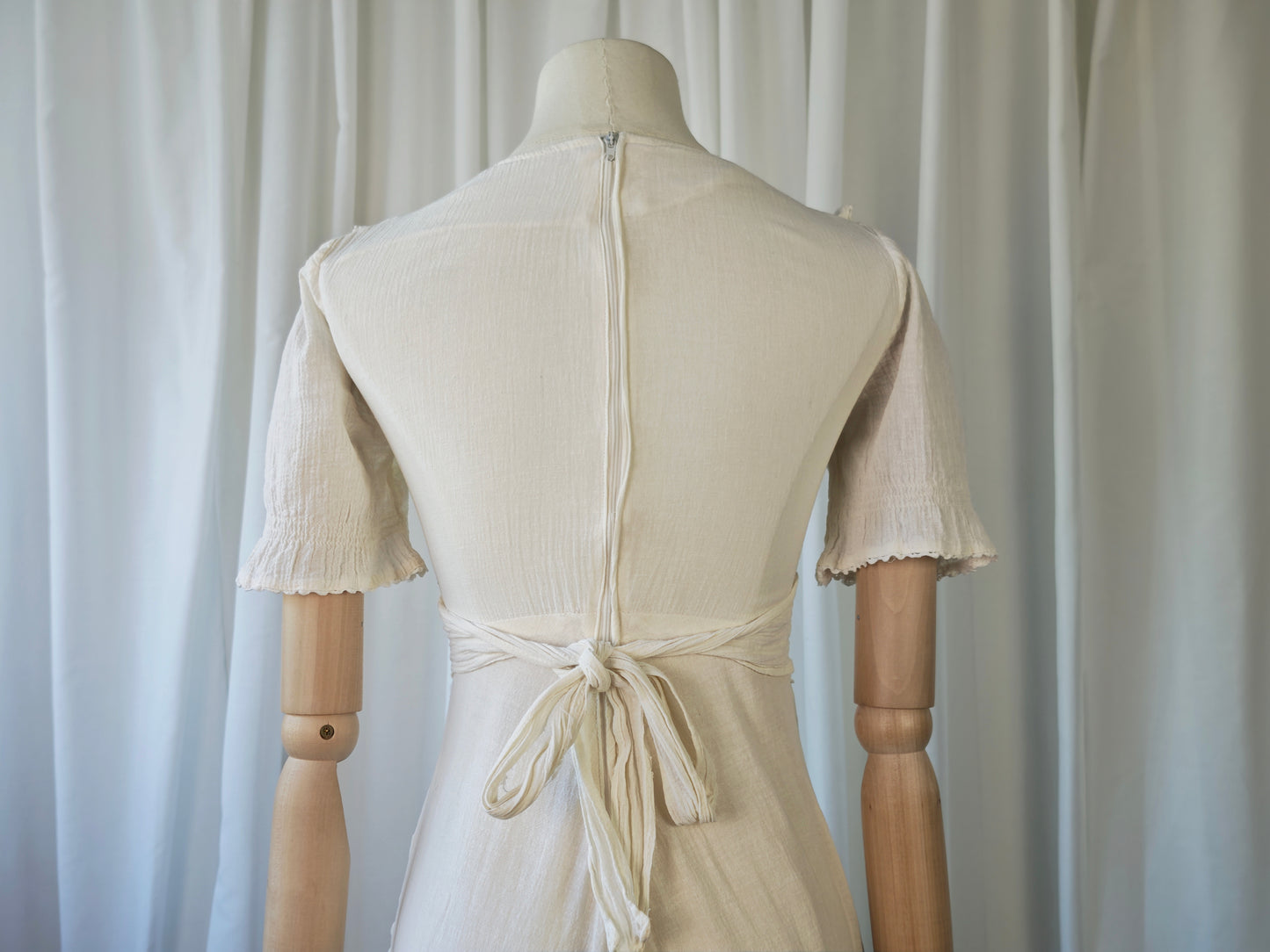 1970s cotton gauze dress