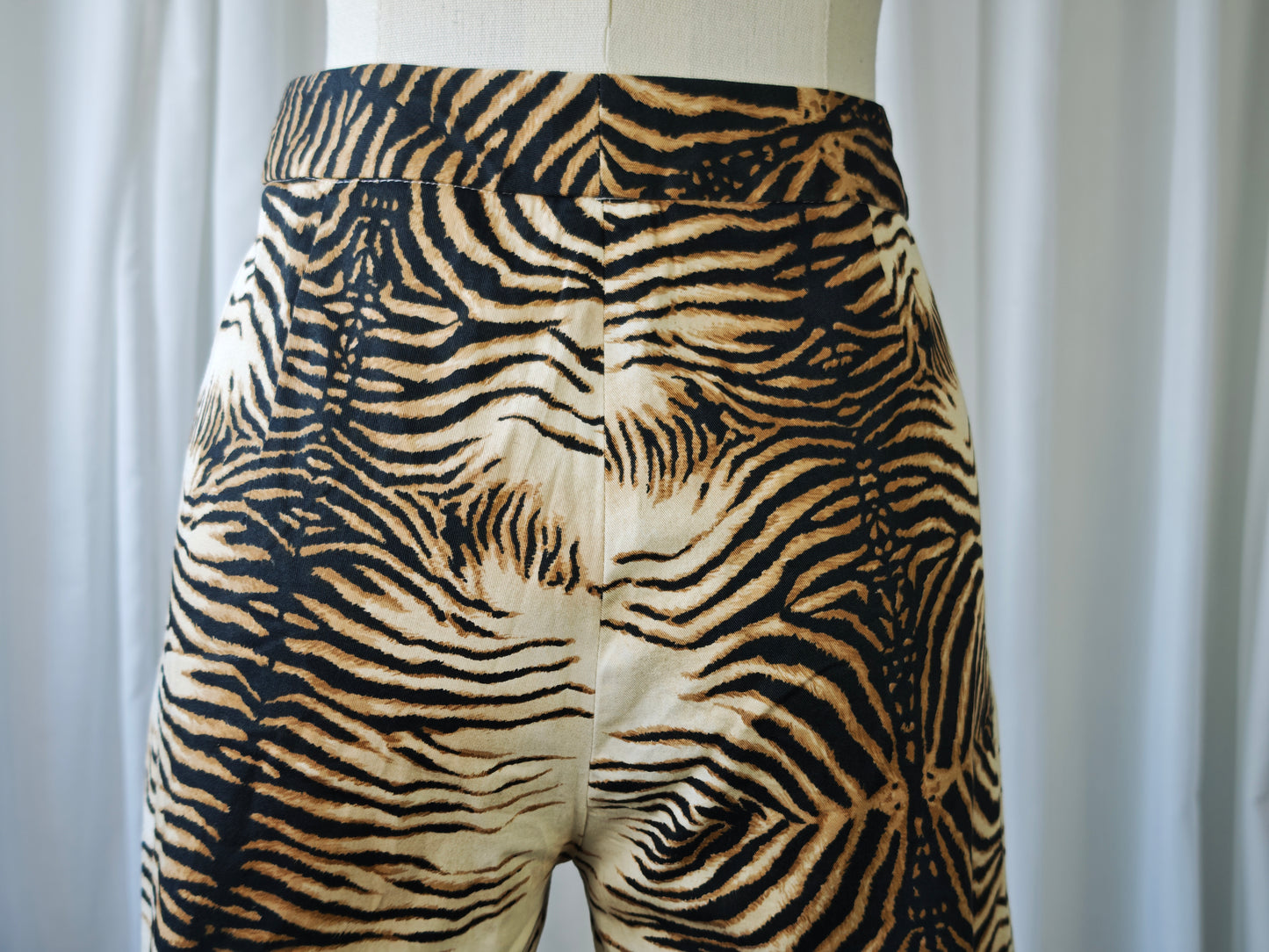 Tiger capri trousers
