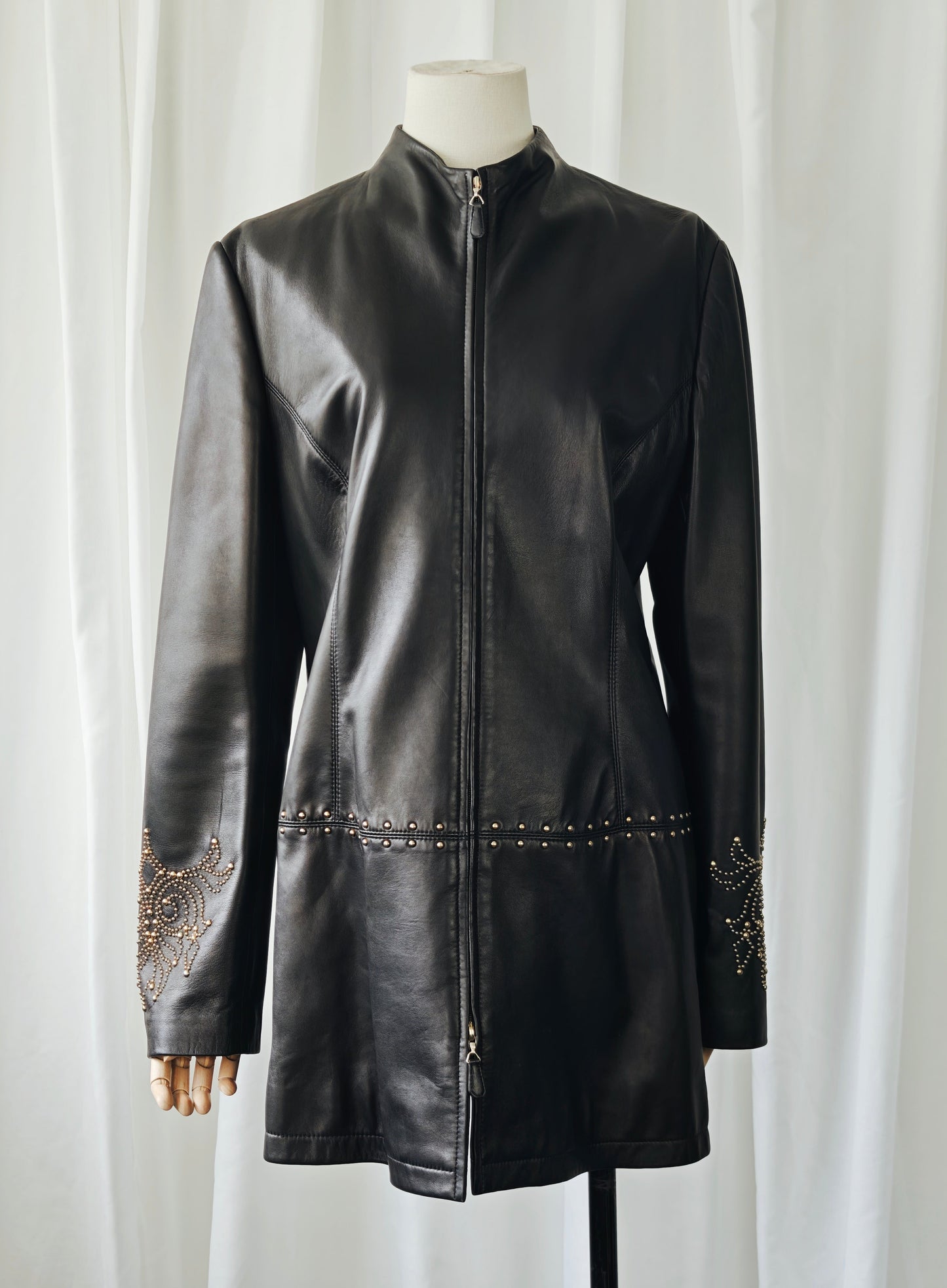 Escada leather jacket