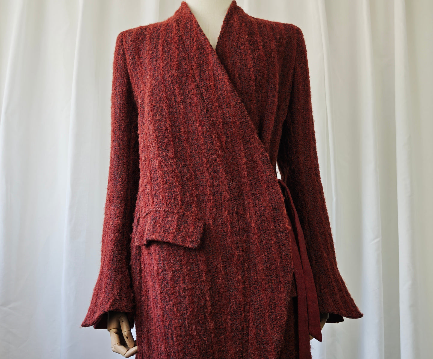 Ann Demeulemeester wrap coat