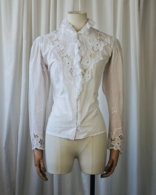 1970's Victorian inspired blouse