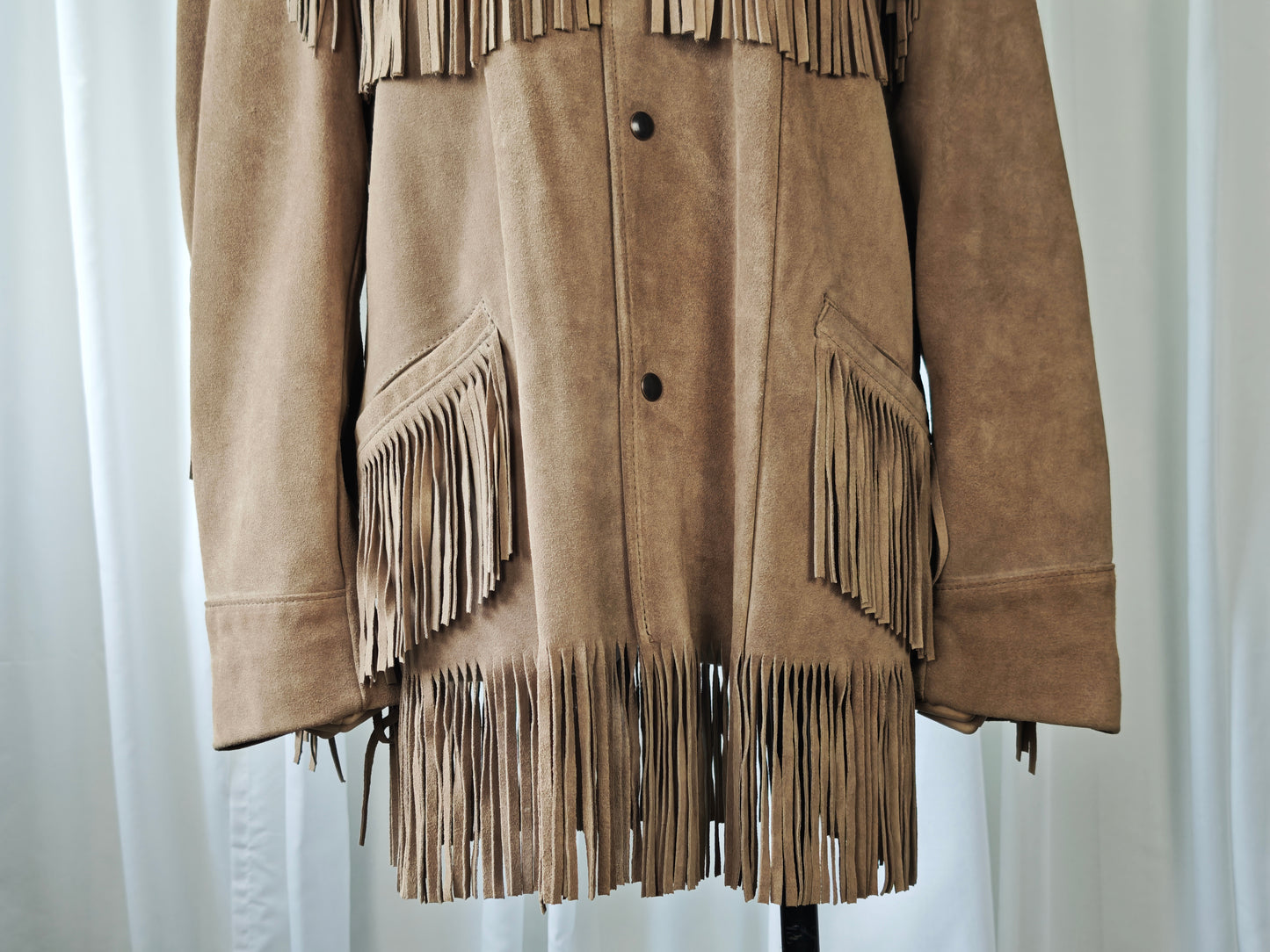 Suède fringe jacket