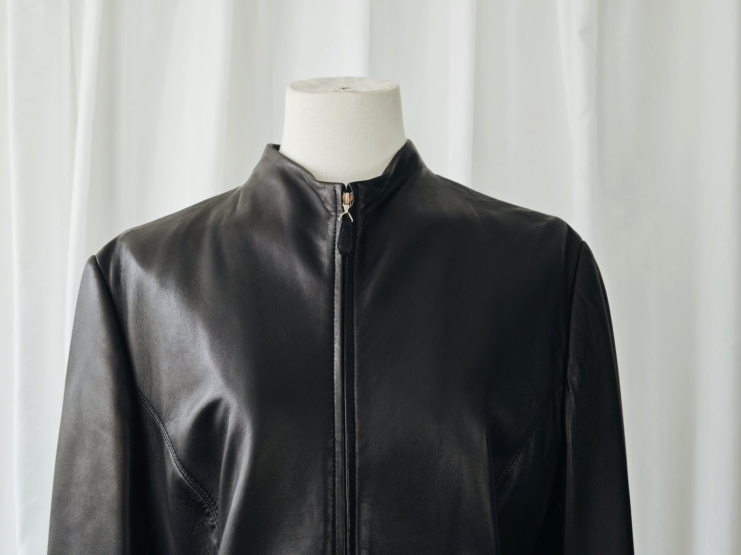 Escada leather jacket