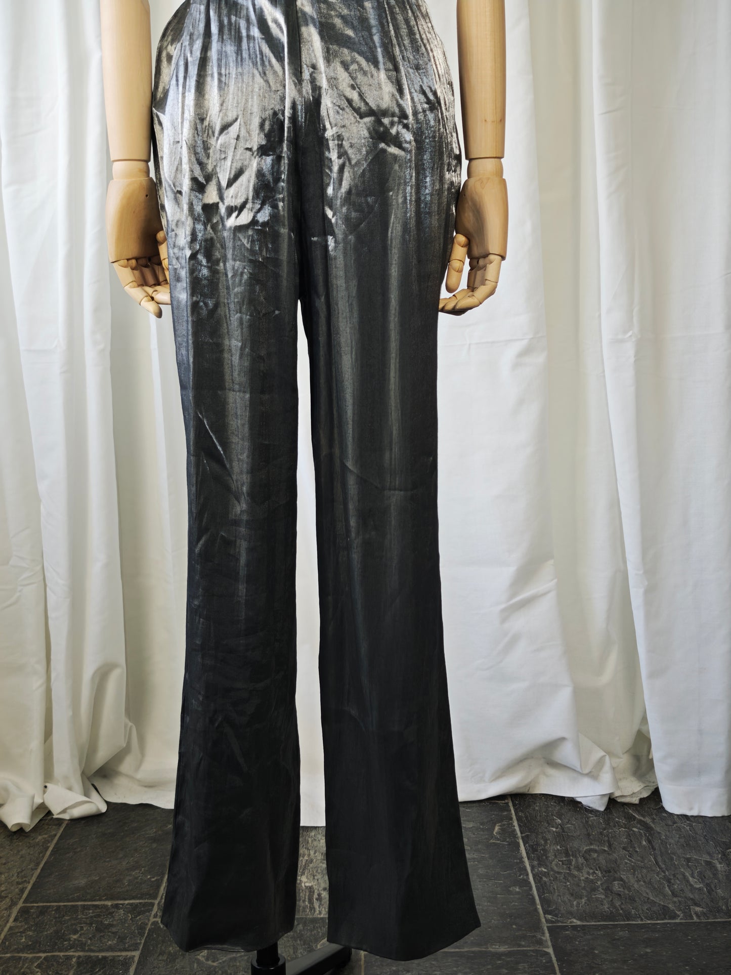 Velvet & satin jumpsuit - M/L (petite)