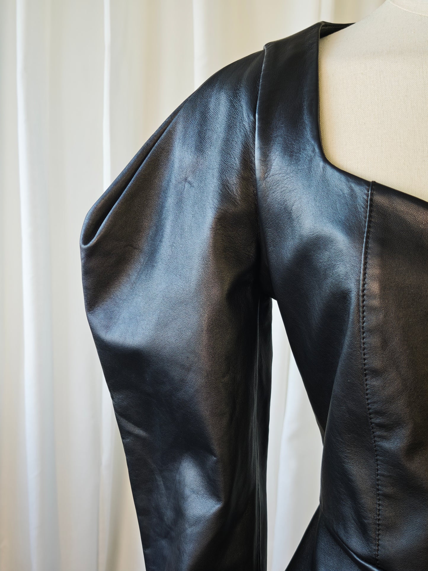 Leather top