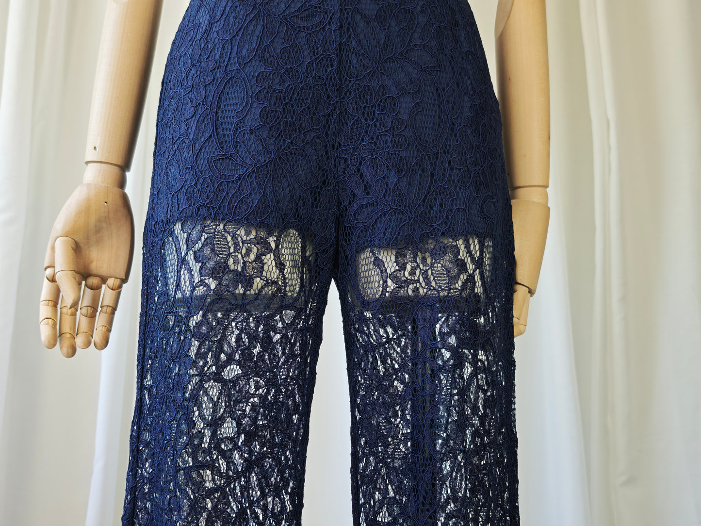 Purple lace trousers