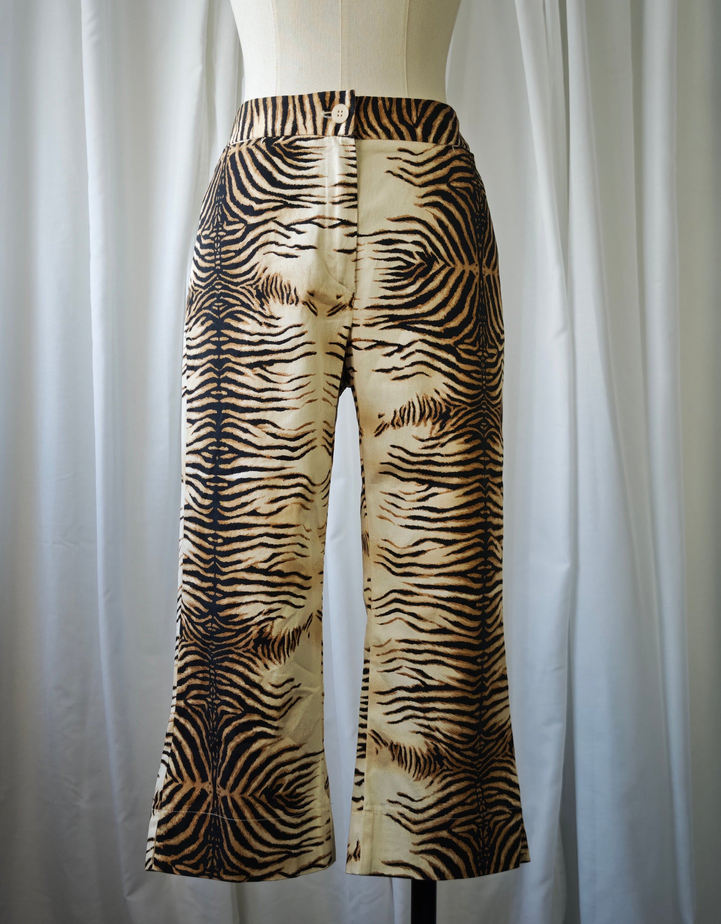 Tiger capri trousers