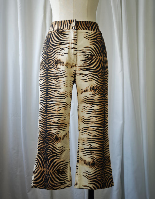 Tiger capri trousers
