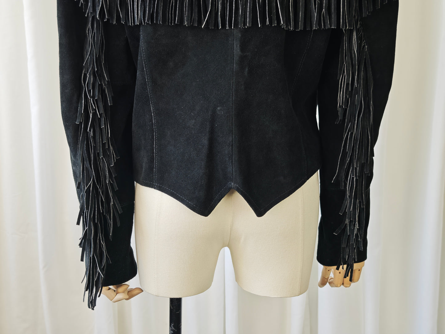 Suède fringe jacket