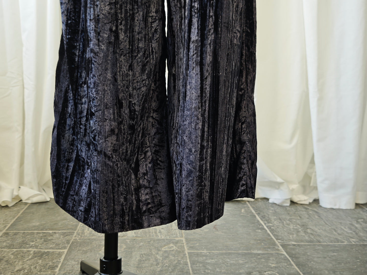 1970's velvet jumpsuit - 34/36 (petit)