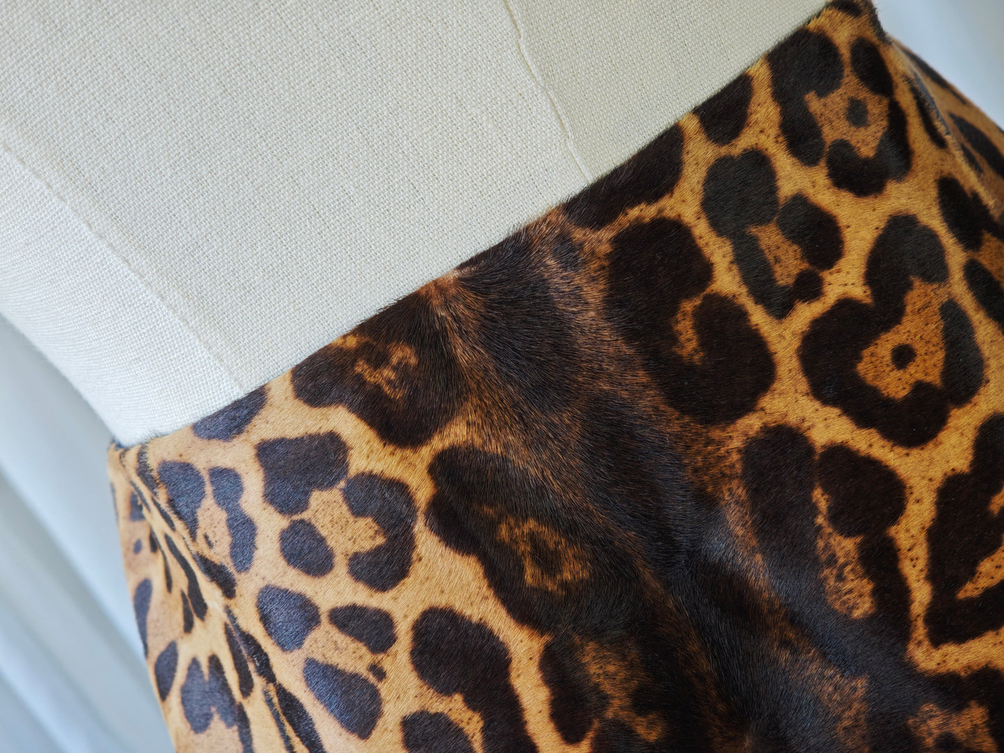 Michael Kors pony hair skirt