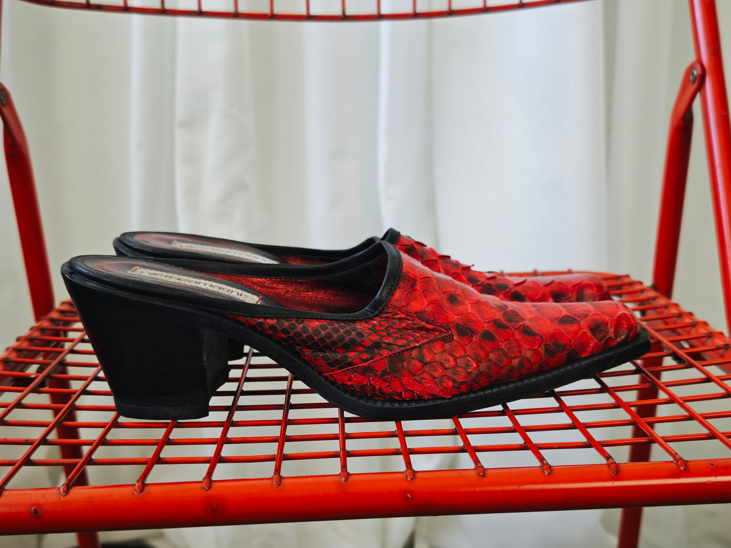 Genuine python mules - 38