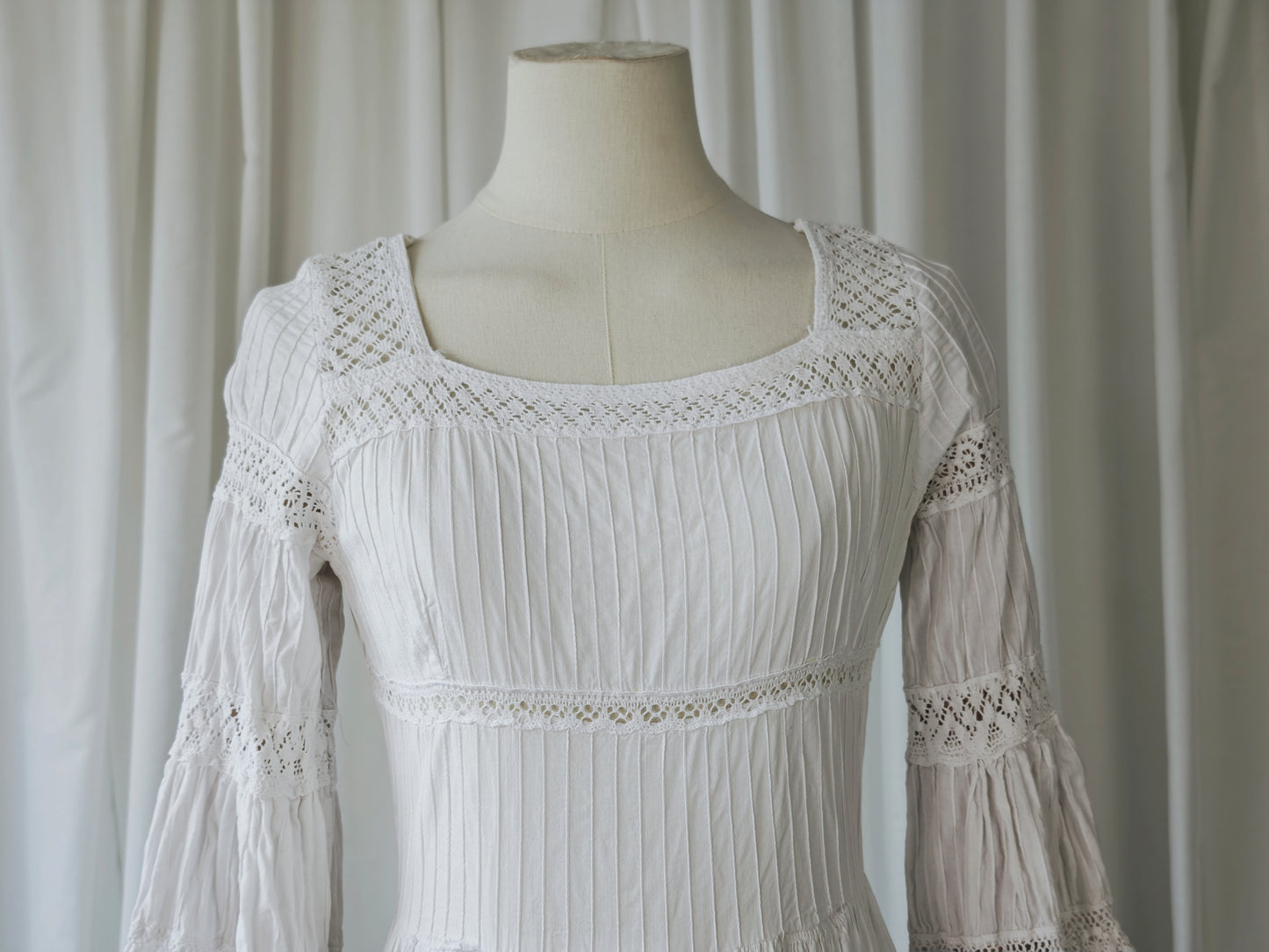1970s mexican wedding dress