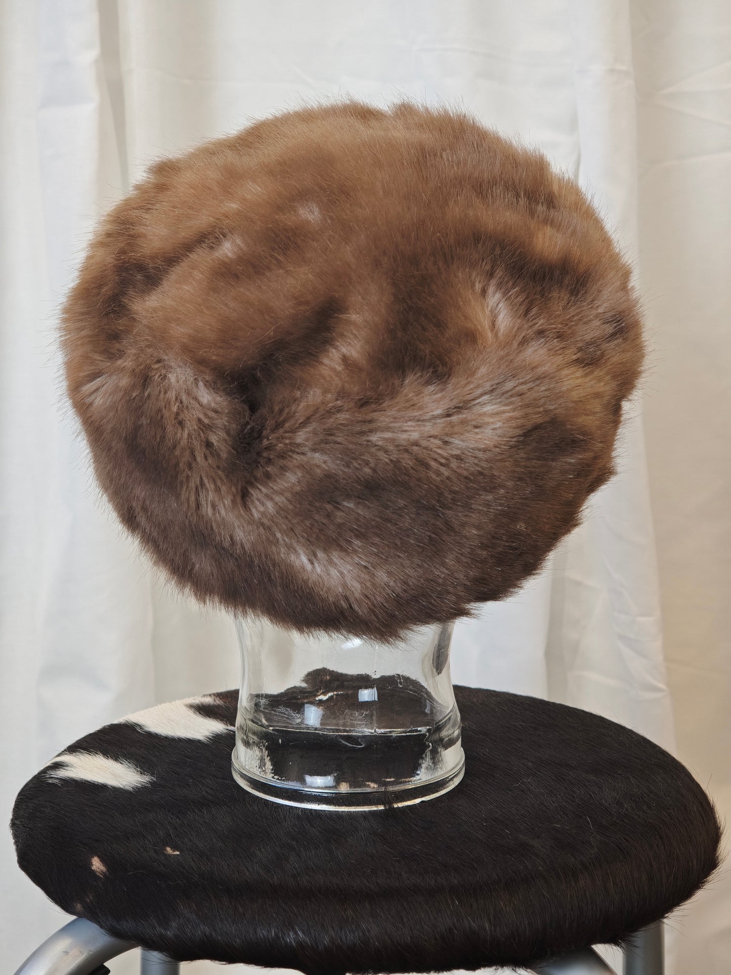 Faux fur hat - M