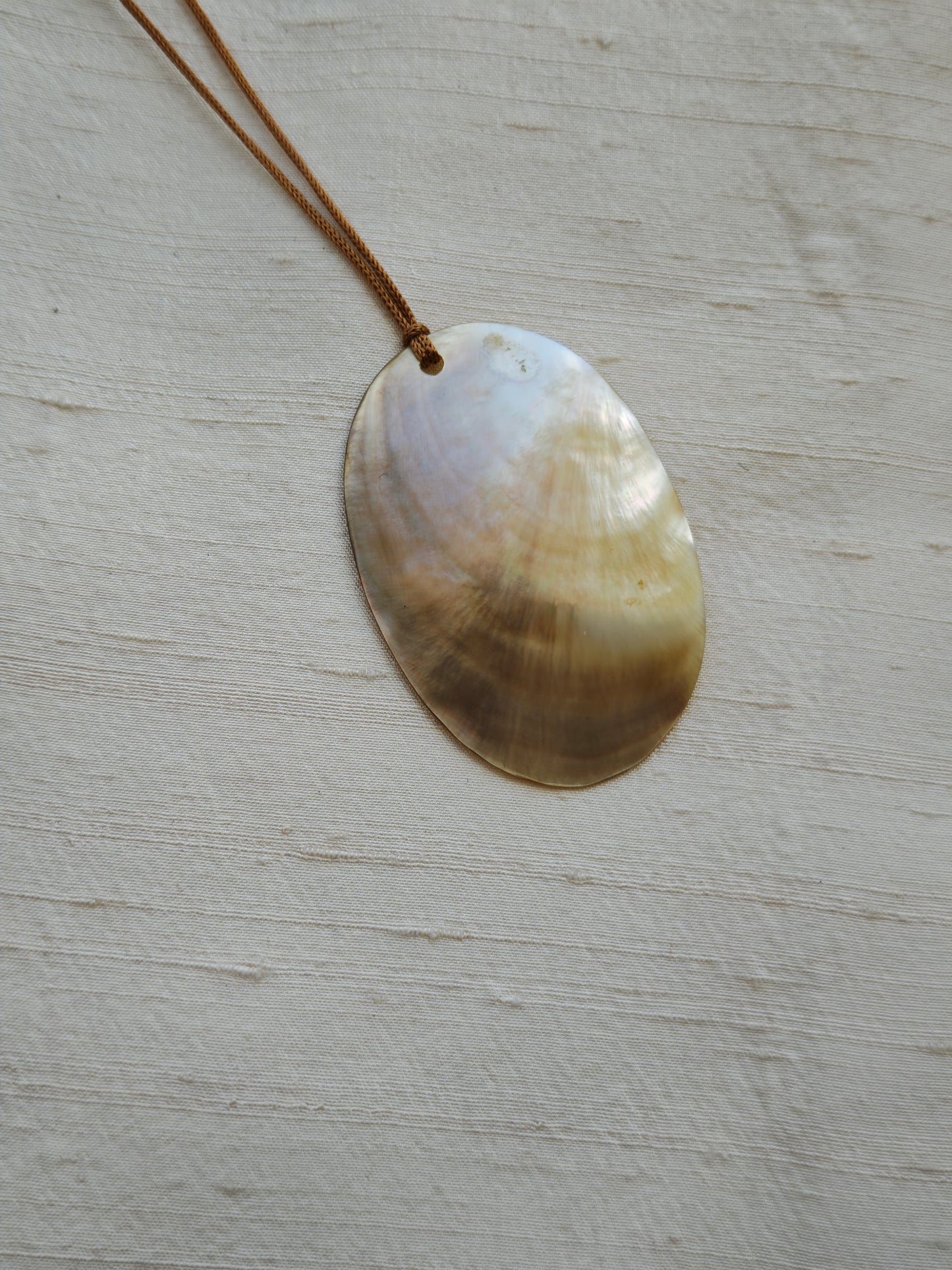 Natural shell pendant