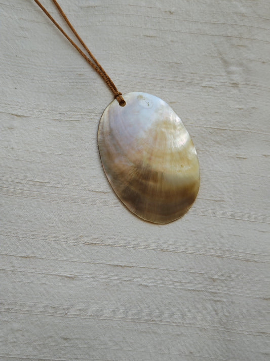 Natural shell pendant